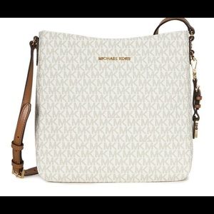 Authentic MK Vanilla Jet Travel Crossbody bag